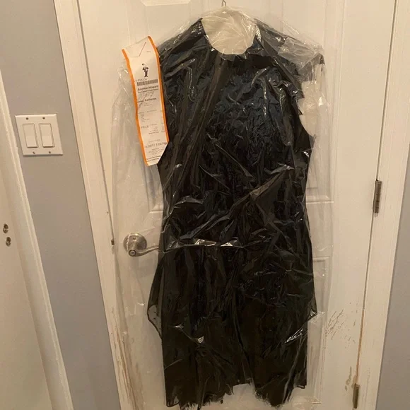 All Saints Black Midi Dress - Picture 7 of 9